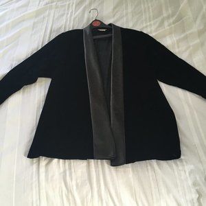 Flagg Etc Black Velour Jacket Blazer, Size 16